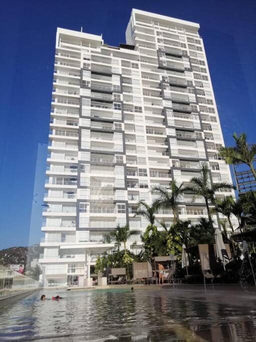 アカプルコDepartamento Frente A La Bahiaアパートメント エクステリア 写真